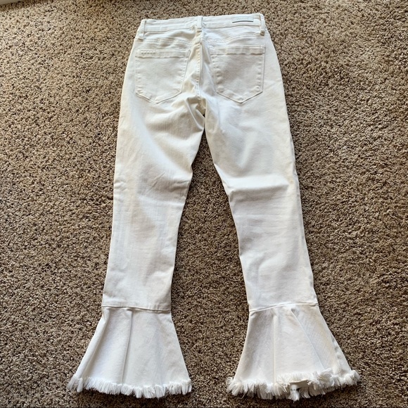 BLANK NYC Jeans in White w/ Bell Bottoms - Picture 2 of 9